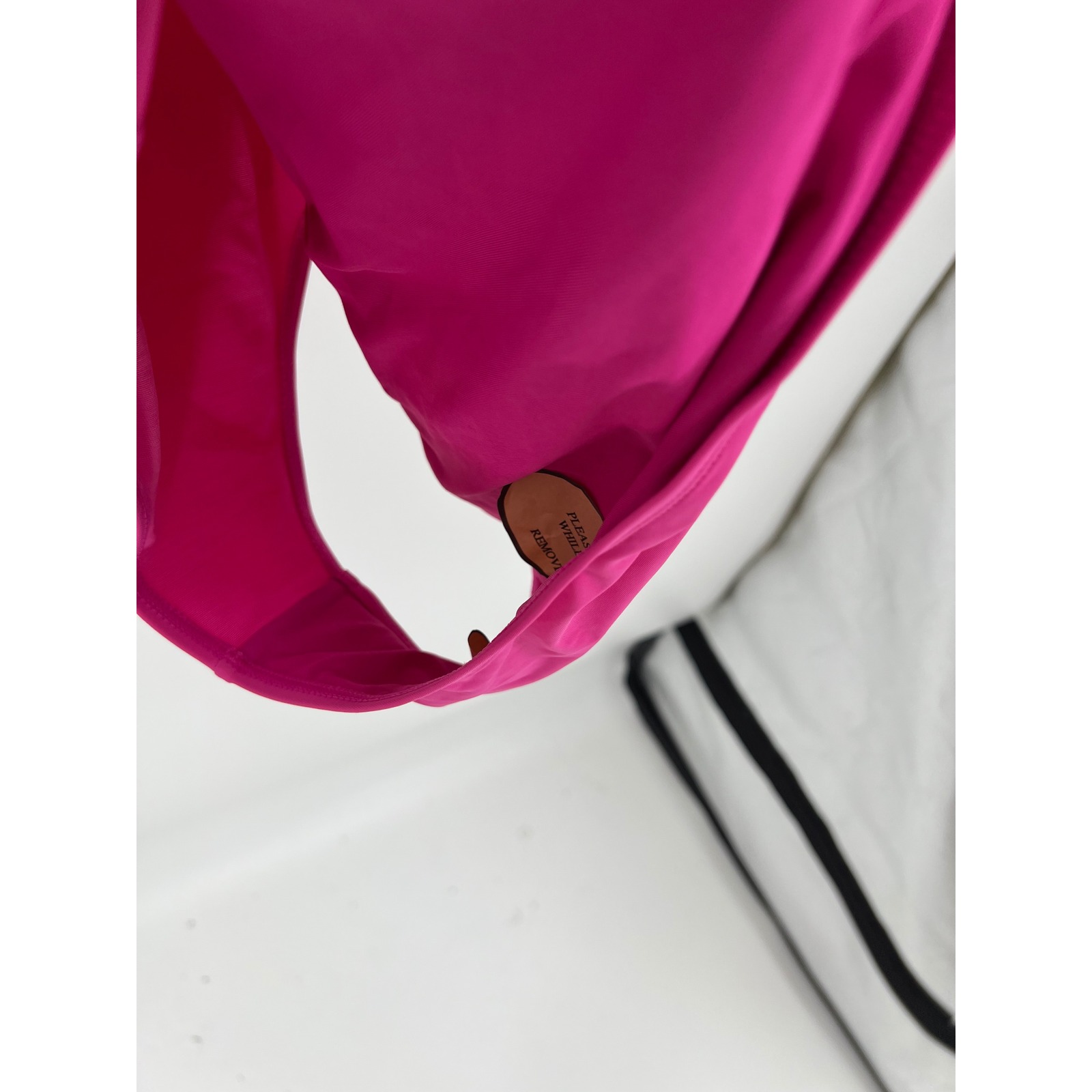 Nwt Shapellx Smart Sculpt Ruched Lace-Up Back Tummy Control Swimsuit Sz Xl, Pink — image 6 of 8